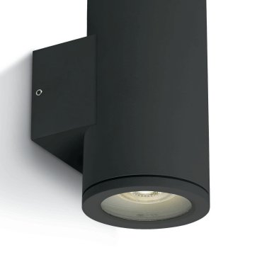 ONE Light GU10 Outdoor - applique murale extérieure - 8 x 17,3 cm - IP54 - noir