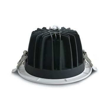 ONE Light COB Downlight Range - spot encastré - Ø 170 mm, Ø 145 mm encastré - 20W LED inclus - blanc - couleur de lumière blanc chaud