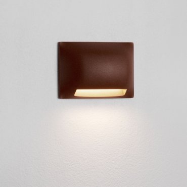 Nova Luce Sub - applique murale extérieure - 13,5 x 8,5 x 3,5 cm - 5W LED inclus - IP65 - corten