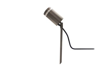 Integral LED Moroni – spot encastré au sol sur piquet – Ø 6 x 37,2 cm – IP65 – anthracite