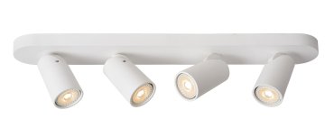 Lucide Xyrus 4 - spot en saillie - 60 x 9 x 12,5 cm - 4 x 5W LED dimmable inclus - dim to warm - white