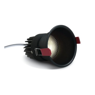 ONE Light Dark Light Pro Range - spot encastrable - Ø 92 mm, Ø 82 mm encastrable - 15W LED inclus - noir