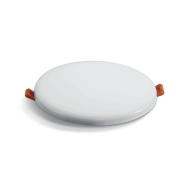 ONE Light Frameless Range - plafonnier encastré - Ø 15,5 x 2,2 cm - 15W LED inclus - IP65 - blanc - couleur de lumière blanc chaud