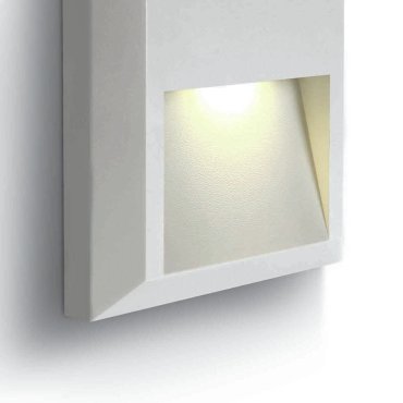 ONE Light Outdoor Dark Lights - applique murale extérieure - 12,5 x 2,7 x 12,5 cm - 2W LED inclus - IP65 - anthracite