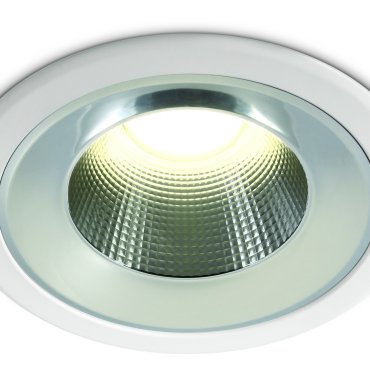 ONE Light Dark Light Project - spot à encastrer - Ø 235 mm, Ø 210 mm à encastrer - 25W LED inclus - IP54 - blanc - couleur de lumière blanche