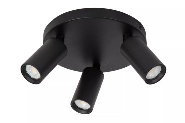 Lucide Ritmo - spot en saillie 3L - Ø 18 x 11,1 cm - noir