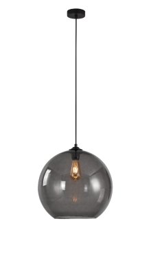 Artdelight Marino - lampe suspendue - Ø 40 x 195 cm - fumé