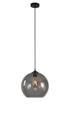 Artdelight Marino - lampe suspendue - Ø 30 x 186 cm - fumé