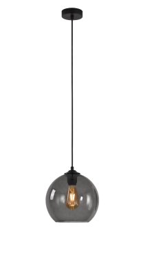 Artdelight Marino - lampe suspendue - Ø 25 x 176 cm - fumé