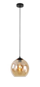Artdelight Marino - lampe suspendue - Ø 25 x 176 cm - ambre