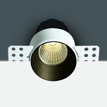 ONE Light Trimless Mini Range - spot à encastrer - Ø 64 mm, Ø 70 mm à encastrer - 12W LED dimmable inclus - noir