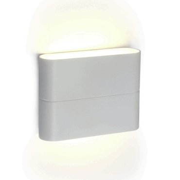 ONE Light Outdoor Slim Range - applique murale extérieure - 11,5 x 9 x 2,8 cm - 2 x 3W LED inclus - IP54 - blanc