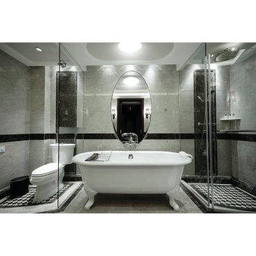 ONE Light LED Slim Plafo Range - plafonnier d'extérieur - Ø 35 x 4 cm - 25W LED inclus - IP54 - blanc - couleur de lumière blanche