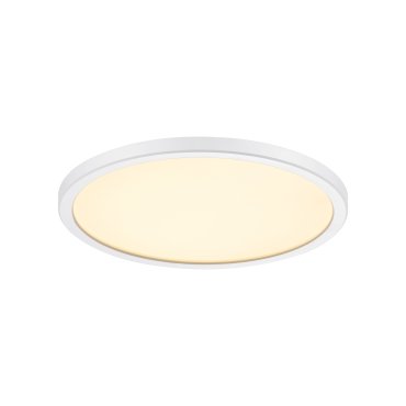 Nordlux Oja - plafonnier - Ø 24,4 x 2,3 cm - 15W LED inclus - blanc