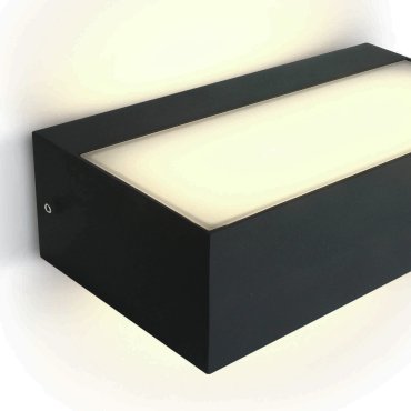 ONE Light Outdoor Wall Up &amp; Down Lights - applique murale extérieure - 20,7 x 11 x 6 cm - 2 x 4,5W LED inclus - IP54 - anthracite