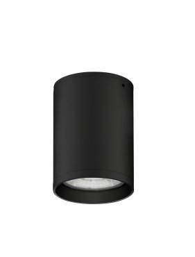 Nova Luce Dara - plafonnier extérieur - Ø 8 x 11 cm - 9W LED inclus - IP54 - anthracite foncé