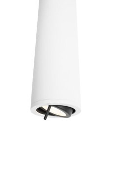 Maxlight Laxer - applique murale en saillie - Ø 7 x 9 x 25,5 cm - blanc et noir