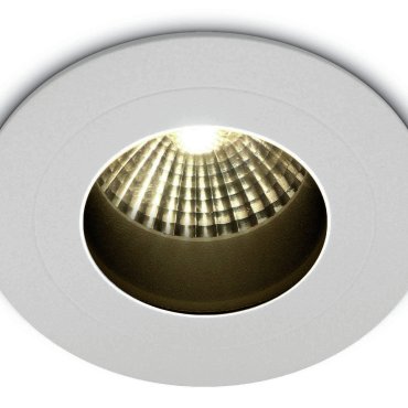 ONE Light Gamme Dark Light - spot à encastrer - Ø 70 mm, Ø 60 mm encastré - 7W LED inclus - IP65 - blanc - couleur de lumière blanche