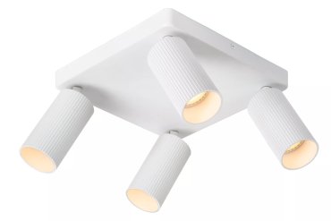 Lucide Clubs - spot en saillie - 24 x 24 x 14,9 cm - blanc
