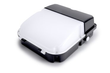 Integral LED Slim - applique murale d'extérieur avec capteur - 11,5 x 26,5 x 30,6 cm - LED 30W inclus - couleur de lumière réglable - IP65 - noir