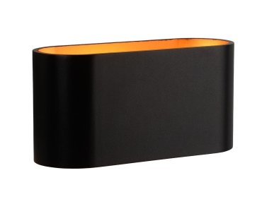 Lucide Xera III - applique murale - 16 x 8 x 8 cm - noir