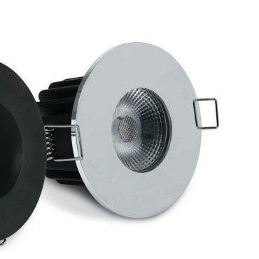 ONE Light Fire Rated Range - spot encastré - Ø 83 mm, Ø 68 mm encastré - 6W LED inclus - IP65 - blanc