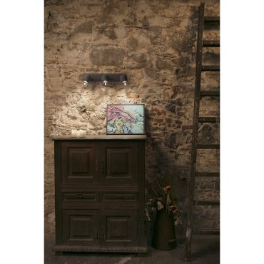 Faro Stone - spot en saillie 3L - 48 x 13 x 13,5 cm - gris
