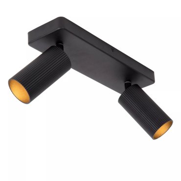 Lucide Clubs - spot en saillie - 31 x 9 x 14,9 cm - noir