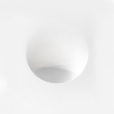 Nova Luce Cirocco - applique encastrée - 25 x 21 cm - crépi blanc