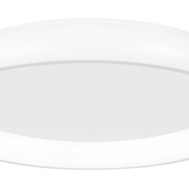 Nova Luce Albi - plafonnier - Ø 41 x 8,5 cm - 32W LED inclus - blanc