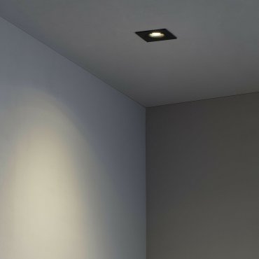 Faro Argon - spot encastrable - 115 x 115 mm, 100 x 100 mm encastrable - noir mat