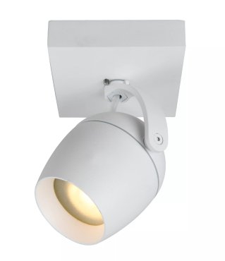 Lucide Preston - spot de plafond pour salle de bain - 10 x 10 cm - IP44 - blanc