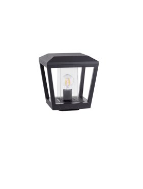 Nova Luce Opu - lampe à poser - 24 x 26 x 24 cm - IP54 - anthracite foncé