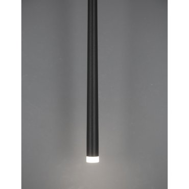 Nova Luce Giono - lampe suspendue - Ø 8 x 230 cm - 3W LED inclus - noir sable