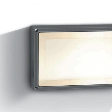 ONE Light Square E27 Outdoor - plafonnier extérieur - 27,5 x 18 x 8 cm - IP54 - anthracite