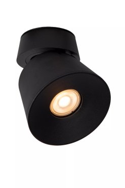 Lucide Trigono - spot en saillie - Ø 10,5 x 9,8 cm - noir