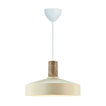 Nordlux Elvas marble - lampe suspendue - Ø 37,5 x 234,5 cm - beige