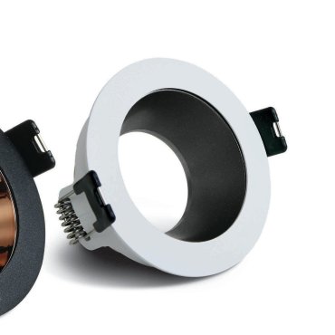 ONE Light Chill Out Range - spot encastrable - Ø 79 mm, Ø 70 mm encastrable - blanc et noir