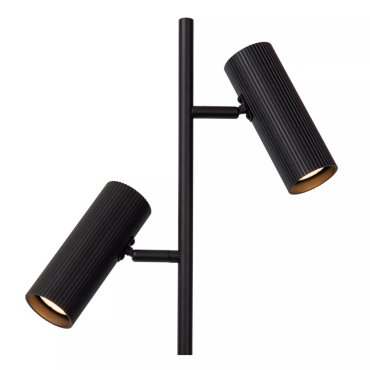 Lucide Clubs - lampadaire - Ø 22 x 140 cm - noir