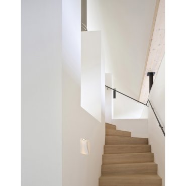 Nova Luce Cirocco - applique encastrée - 17 x 14,2 cm - 1W LED inclus - crépi blanc