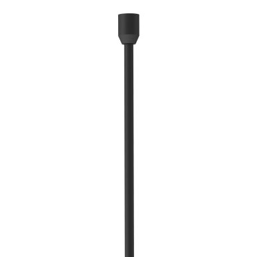 Nova Luce Tint - tube connecteur - Ø 2,3 x 37,3 cm - noir sable