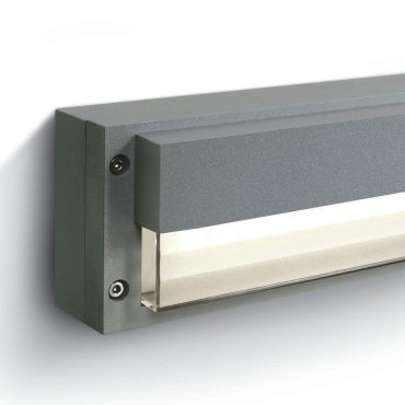 Applique extérieure ONE Light - applique extérieure - 22 x 9 x 5 cm - 3W LED inclus - IP54 - gris