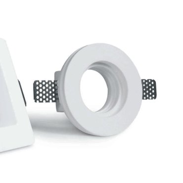 ONE Light Trimless Gypsum - spot encastré - Ø 100 mm, Ø 102 mm encastré - blanc