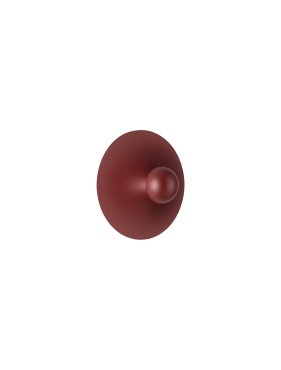 Nova Luce Edem - applique murale - Ø 25 x 11 cm - 9W LED inclus - rouge
