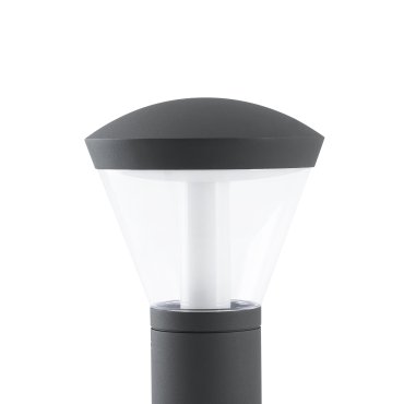 Faro Shelby - lampe de jardin - Ø 19 x 33 cm - 10W LED inclus - IP65 - gris foncé