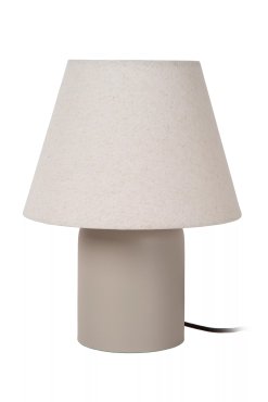 Lucide Macia - lampe à poser - Ø 20 x 27 cm - beige
