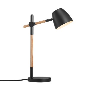 Nordlux Theo - lampe à poser - Ø 12,5 x 42,7 cm - noir