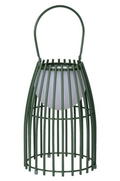 Lucide Fjara - lampe de table d'extérieur rechargeable - 17 x 17,5 x 25 cm - 0,3W LED inclus - IP44 - vert
