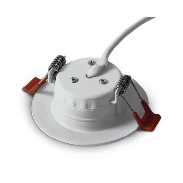 ONE Light - spot à encastrer - Ø 90 mm, Ø 68 mm encastré - 3W LED inclus - blanc - couleur de lumière blanc chaud