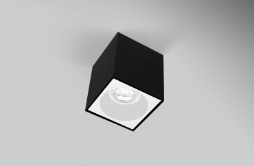 Century Italia Essenza Cube - spot de construction 1L - 9,6 x 9,6 x 10,2 cm - blanc et noir